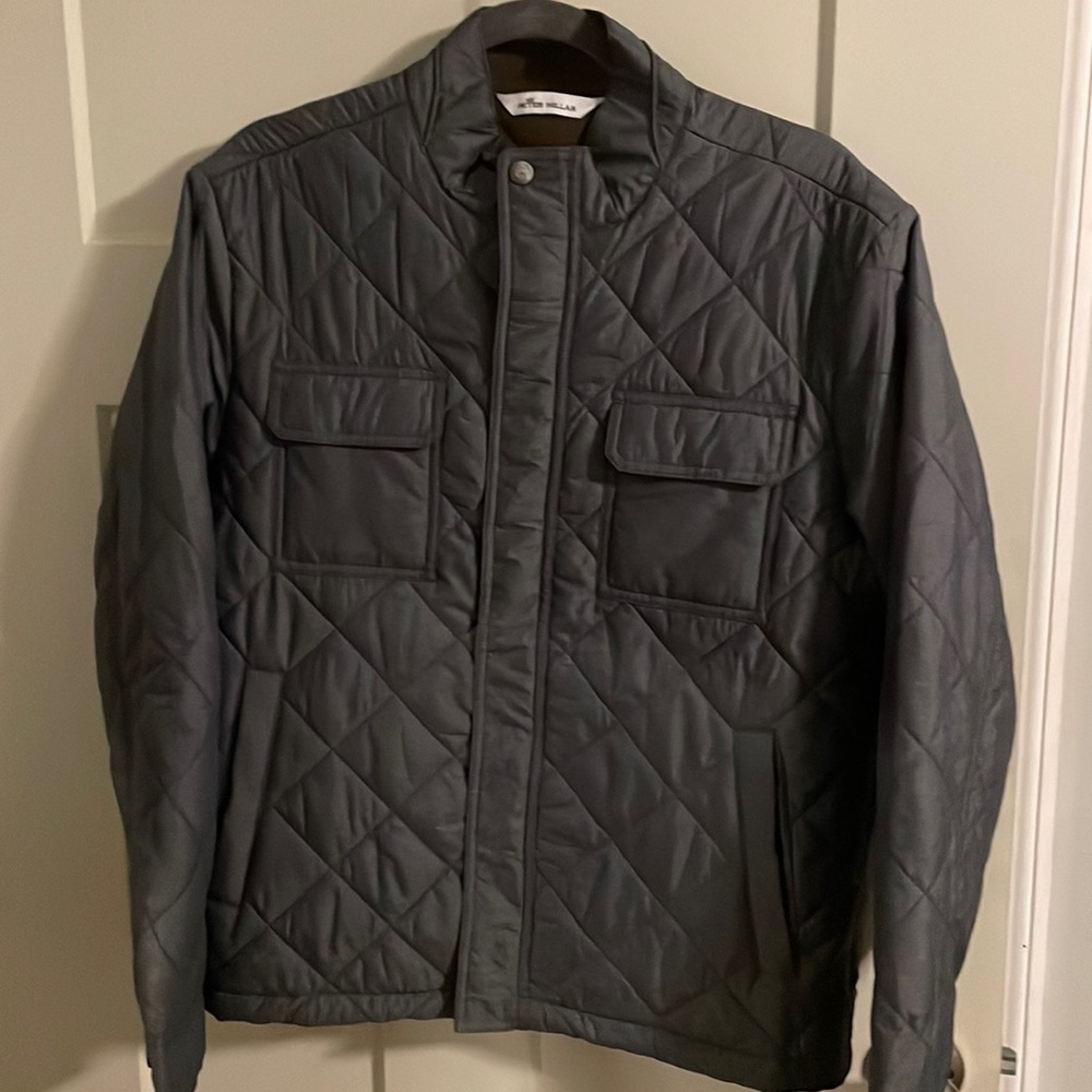 Peter Millar Crown Men's Norfolk Quilted Bomber Jacket